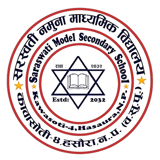 Saraswati Model Secondary School Logo